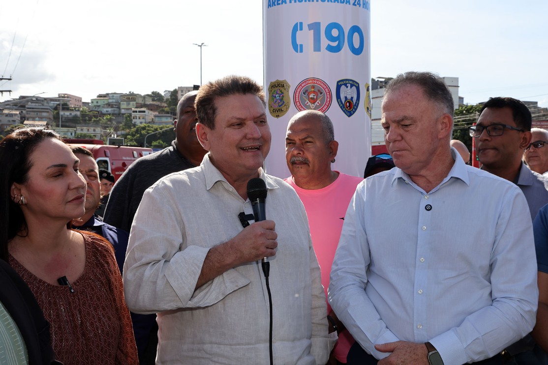 Capa da notícia Governo do Estado inaugura novo Totem de Segurança em Cariacica